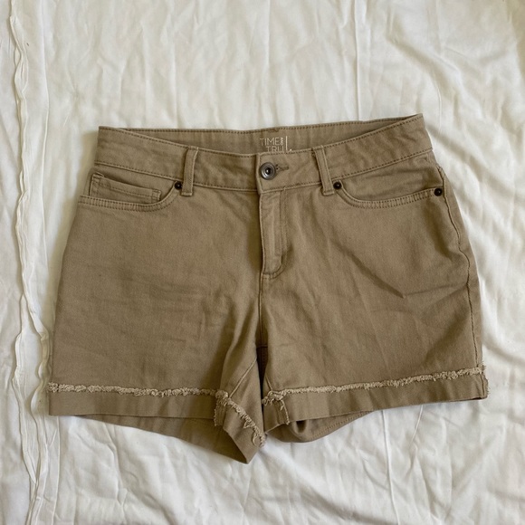 Time and Tru Pants - Time and Tru Beige Shorts